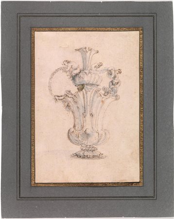 Della Bella, Stefano(Firenze 1610 - 1664)STUDIO DI VASO ORNAMENTALEPenna e...