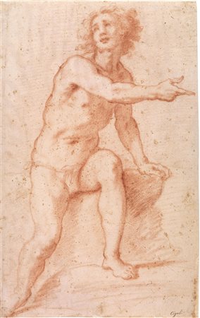 [attribuito a ] Furini, Francesco(Firenze 1603 - 1646)STUDIO DI NUDO...