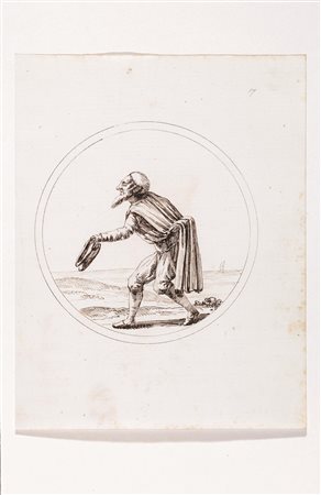 Piccini, Gaetano(attivo a Roma 1710 -1730)COPPIA DI DISEGNI CARICATURALIPenna...