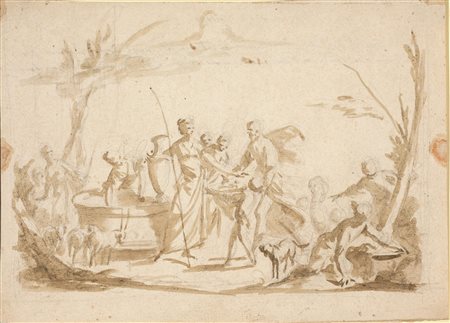 Varotti, Giuseppe(Bologna 1715 - 1780)REBECCA AL POZZOPenna e inchiostro...