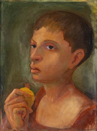 DOMENICO PURIFICATO (Fondi, 1915 - Roma, 1984): Testa di ragazzo, 1947