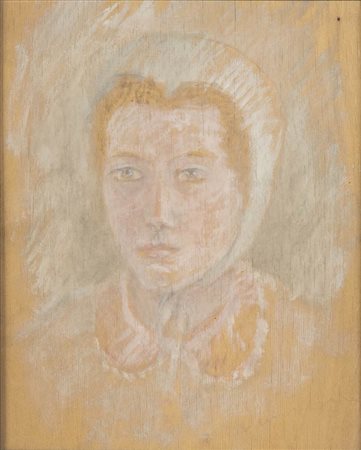 PIO SEMEGHINI (Quistello, 1878 - Verona, 1964): Ritratto di giovane donna