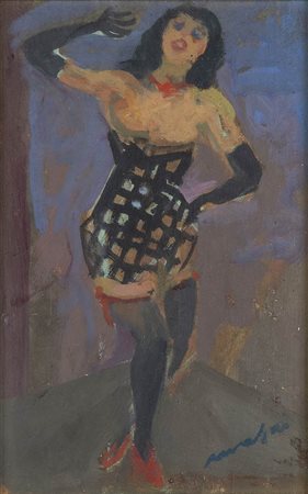 MARIO MAFAI (Roma, 1902 - 1965): Ballerina, 1955 ca. 