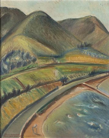 FERRUCCIO FERRAZZI (Roma, 1891 - 1978): Argentario, 1965