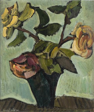 DOMENICO CANTATORE (Ruvo di Puglia, 1906 - Parigi, 1998): Vaso di fiori