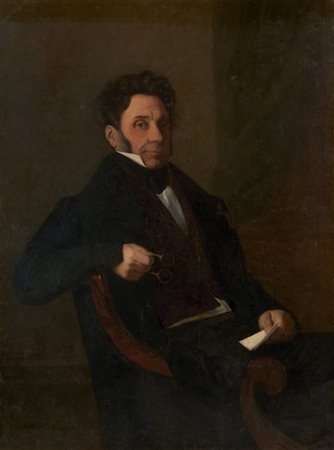 Maestro del secolo XIX

"Ritratto di Gentiluomo" 
olio su tela (cm 131,5x97,5)