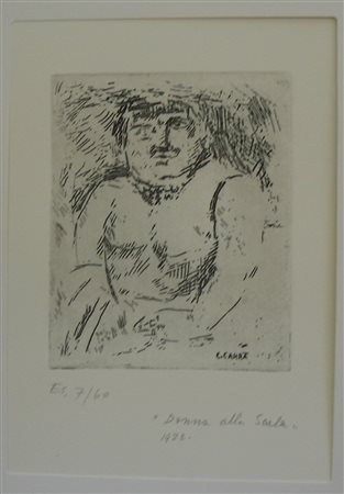 Carlo Carrà, Donna alla scala 1912