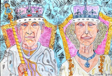 Franco Brighenti, Incoronazione di Re Carlo terzo e della consorte Regina Camilla