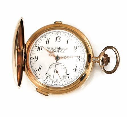 Orologio da tasca con cronografo e ripetizione dei quarti Verax Watch Co.G....
