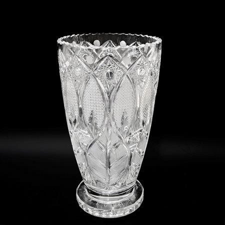 Bohemia - Vaso in cristallo , 20° Secolo