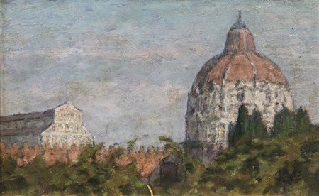 Luigi Gioli(San Frediano a Settimo 1854 - Firenze 1947)SCORCIO DEL DUOMO DI...