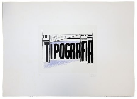 Giacomo Balla (Torino 1871-Roma 1958)  - Tipografia