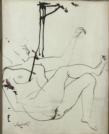 Bruno Saetti (Bologna 21/02/1902-Bologna 10/07/1984)  - “Da una Novella del Boccaccio” , 1974