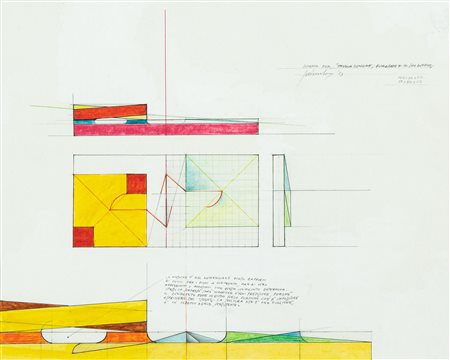 Giò Pomodoro, Tavolo comune, quadrato e il suo doppio, 1973