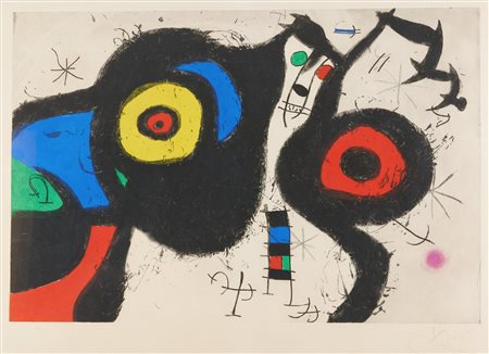 Joan Mirò, Le deux amis, 1969