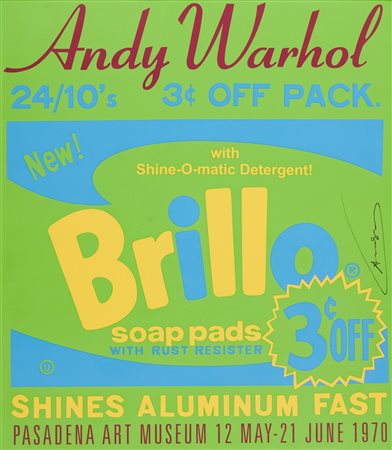 Andy Warhol, Brillo - Pasadena Art Museum, 1970