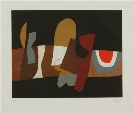 Afro Basaldella, L'horloge, 1975