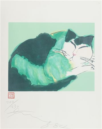 Ting Walasse, Cat, 1984