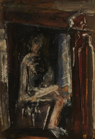 Mario Sironi, Composizione con figura seduta, 1947 c.a.