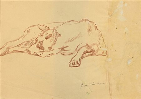 Giorgio De Chirico, Studio di cane, fine anni '60