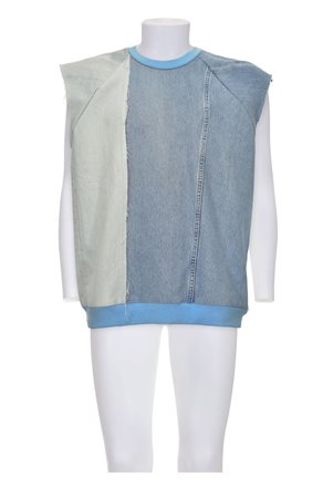 MAISON MARTIN MARGIELA Artisanal denim patchwork men top DESCRIPTION:...