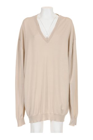 MAISON MARTIN MARGIELA Rare and iconic oversize V neck sweater DESCRIPTION:...