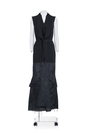 MAISON MARTIN MARGIELA Rare and iconic artisanal deconstructed dress...