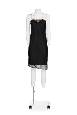 HELMUT LANG Iconic and rare doubled slip dress DESCRIPTION: Iconic and rare...