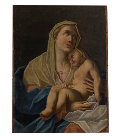 Pittore dell'Italia centrale del XVIII secolo   Madonna con bambino 