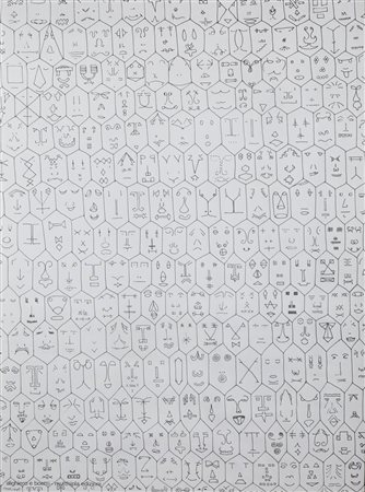 BOETTI ALIGHIERO (1940 - 1994) - Faccine. .