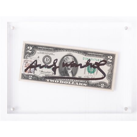 ANDY WARHOL, 2 Dollar (Thomas Jefferson)