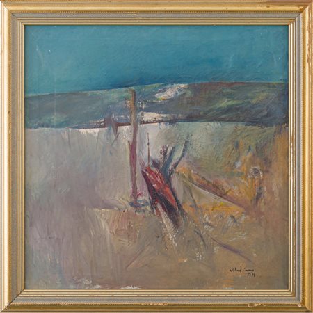 SALVATORE VITAGLIANO, Paesaggio, Olio su tela