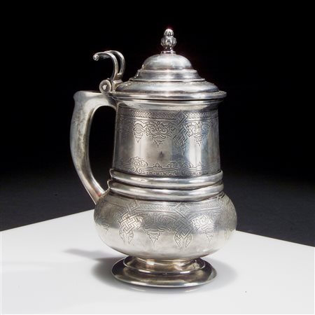 Tankard in argento, Russia 1895