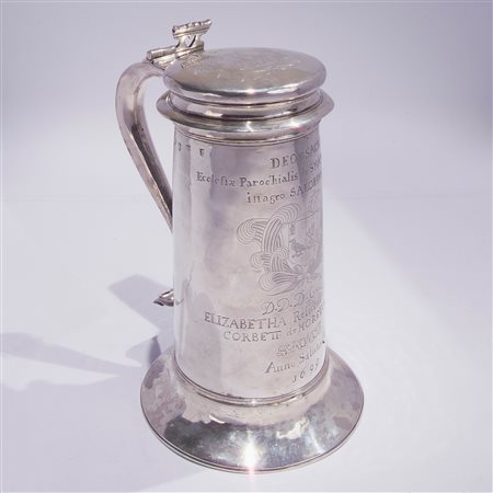 Flagon in argento, Londra 1651