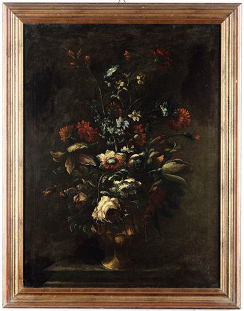 Scuola napoletana del XVIII secolo, Natura morta con vaso di fiori