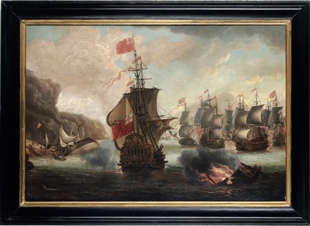 Adriaen van Diest 1655 L’Aia-1704 Londra, Scontro navale