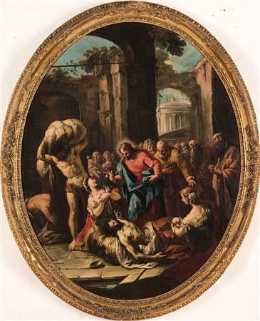 Gaspare Diziani 1689 Belluno-1767 Venezia, La guarnigione del servo del centurione a Cafarnao, La piscina Probatica