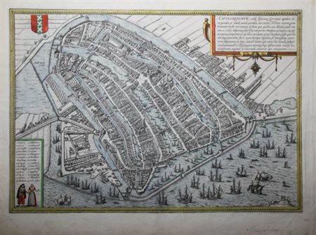 G. Braun & F. Hogenberg, "Map of Amsterdam"