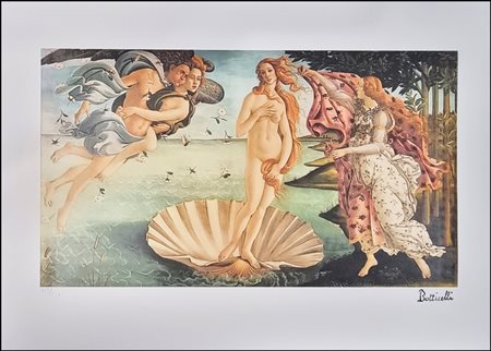 BOTTICELLI SANDRO Firenze 1445 - 1510 "Nascita di Venere"