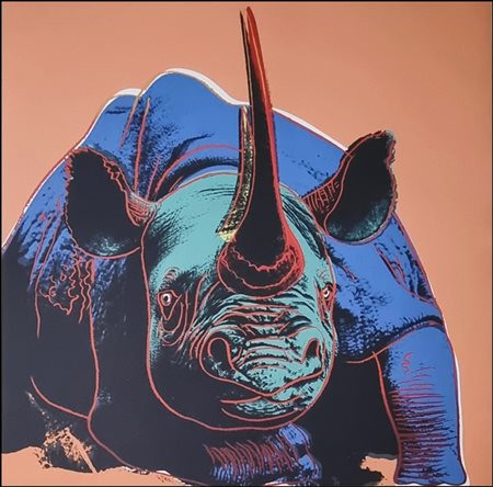 WARHOL ANDY Pittsburgh 1928 - New York 1987 "Rhinoceros"