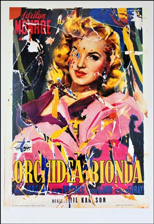 ROTELLA MIMMO Catanzaro 1918 - Milano 2006 "Orchidea bionda"
