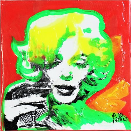 PELLINI ROLANDO Ferrara 1952 "Omaggio a Marilyn Monroe"