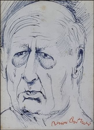 CARUSO BRUNO Palermo 1927 - Roma 2018 "Giorgio De Chirico"