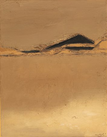 Carlo Mattioli (Modena 1911-Parma 1994)  - Spiaggia d'estate, 1974