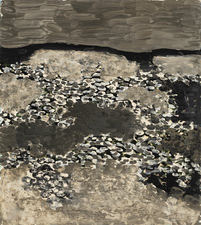 Carlo Mattioli (Modena 1911-Parma 1994)  - Paesaggio spagnolo, 1975