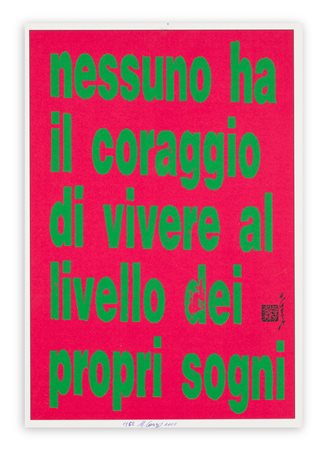 UGO CARREGA (1935-2014) - Nessuno ha il coraggio di vivere al livello dei propri sogni, 1988-2006