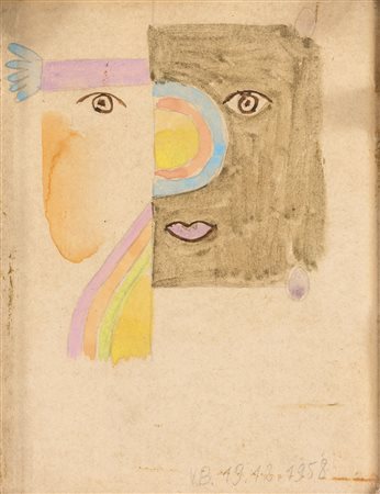 Victor Brauner, Composizione, 1958