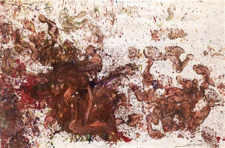 Hermann Nitsch, Senza titolo (Action painting), 2005