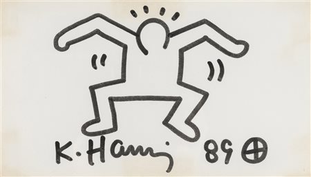 Keith Haring, Jumping man, 1989