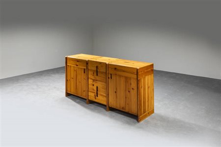 CHARLOTTE PERRIAND, nello stile di<BR>Mobile credenza con ante e cassetti